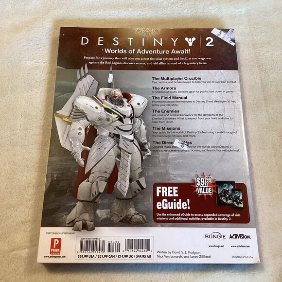 Destiny 2 : Prima Official Guide by Prima (2017) Brand New Unread PS XBOX ONE&PC - Picture 3 of 5